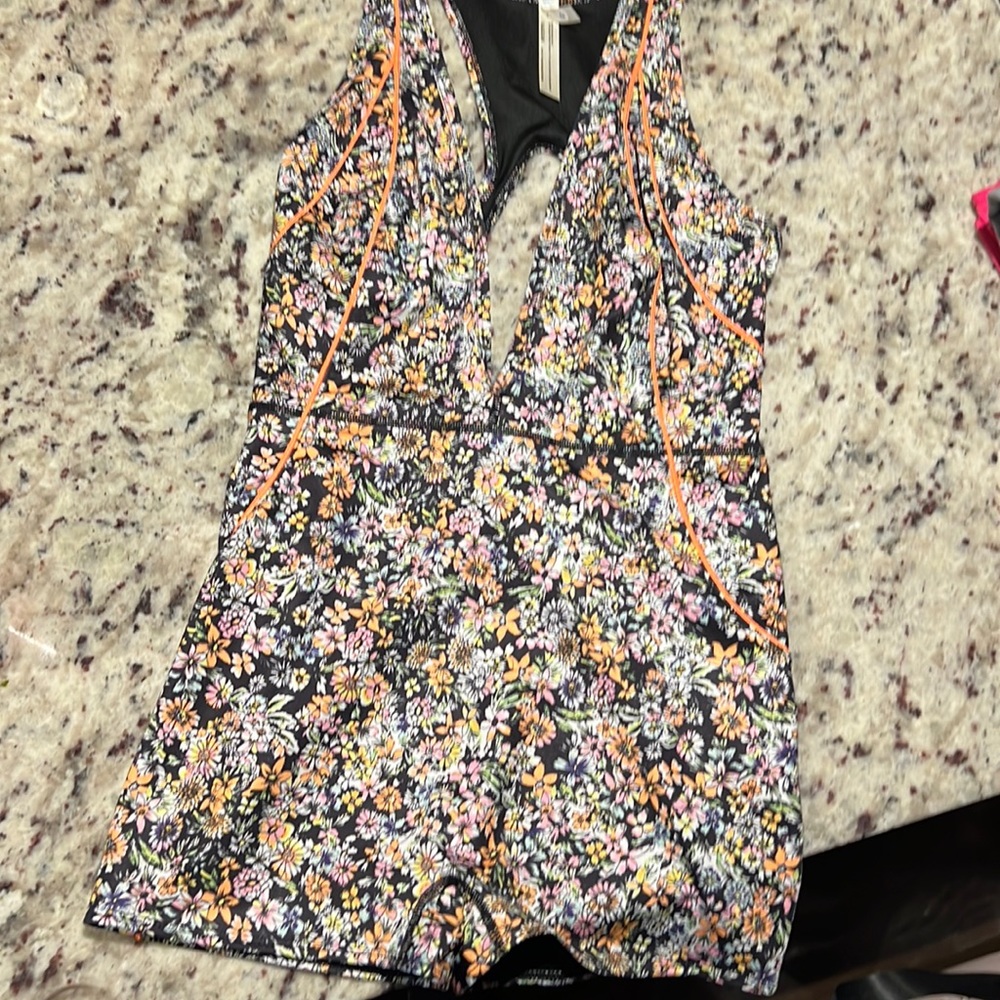 Free People athletic romper/unitard NWT